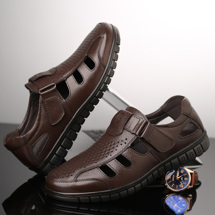 Leather Breathable Sandals