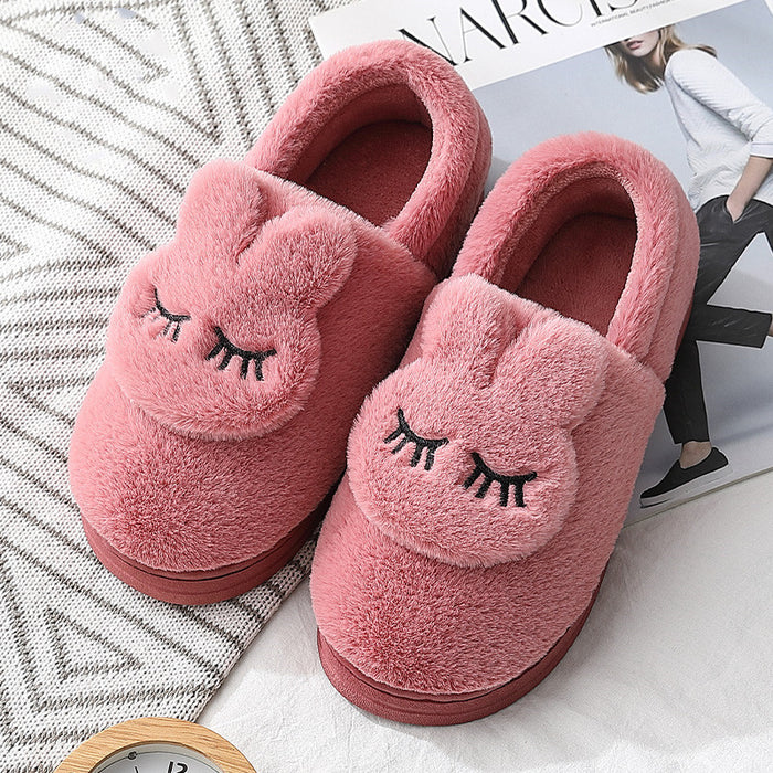 Women's winter home cotton slippers