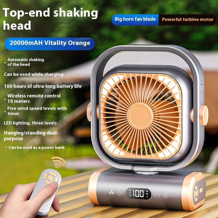 Camping Fan Portable And Versatile Outdoor Rechargeable Air Circulator