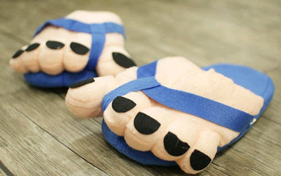 Winter men & women cute five-finger toe big feet