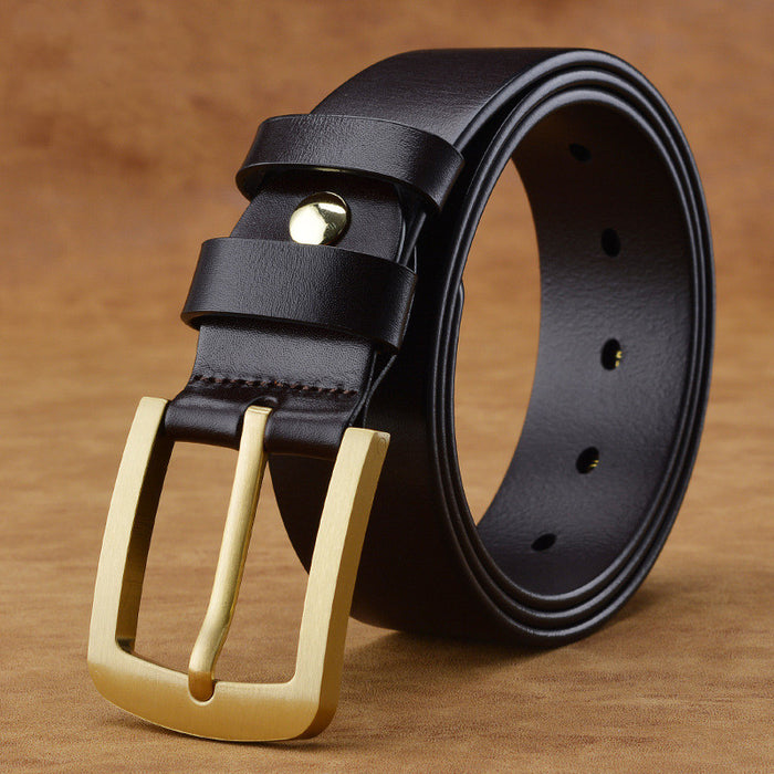 Brass Pin Buckle Belt