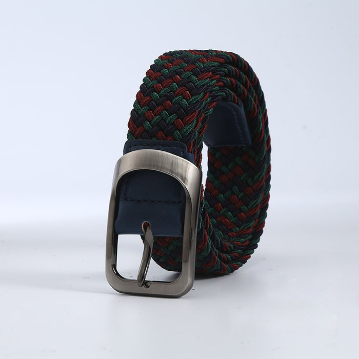 Woven Canvas Elastic Belt