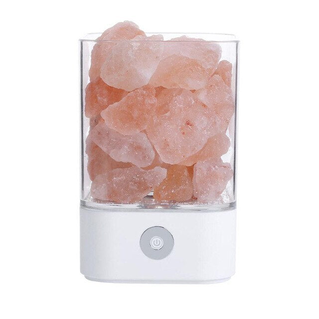 Sleeping romantic crystal small salt lamp
