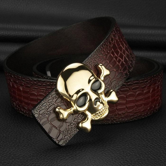 Skull With Belt