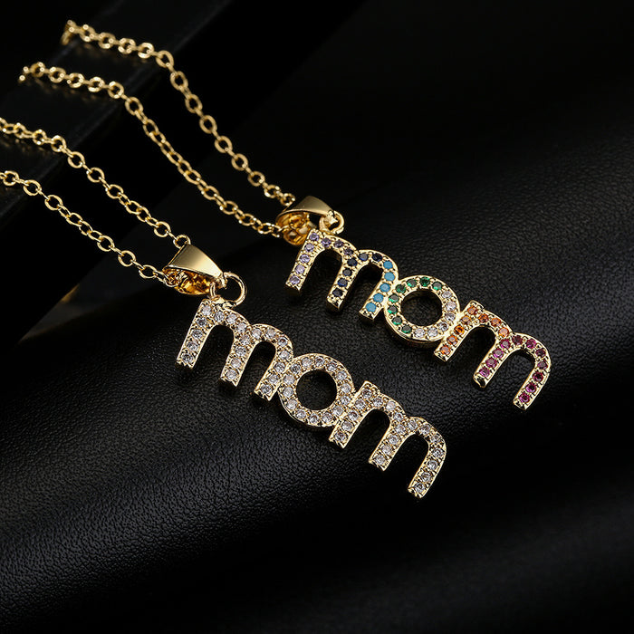 MOM Pendant Necklace