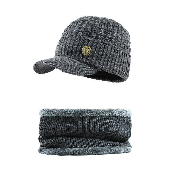 Fleece-lined Wool Hat