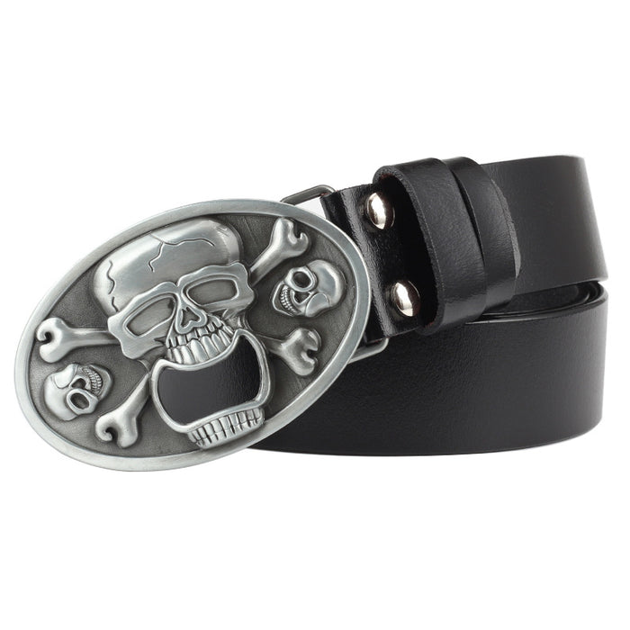 Casual Skull Decorative Belt