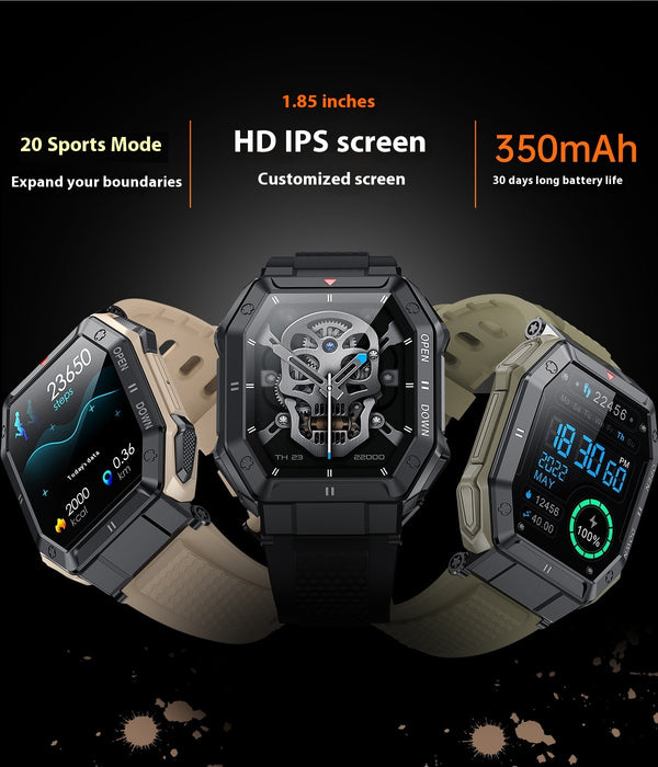 K55 Smart Watch Bluetooth Calling Sports Heart Rate Blood Pressure Monitoring