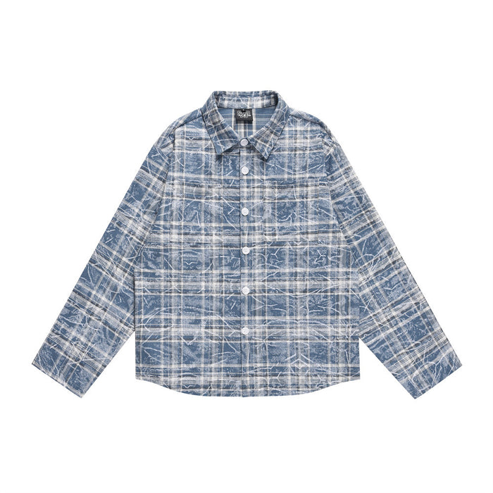 Distressed Plaid Shirt