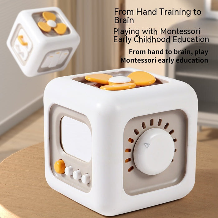 Hexahedral Busy Ball Cube Finger Toy Puzzle