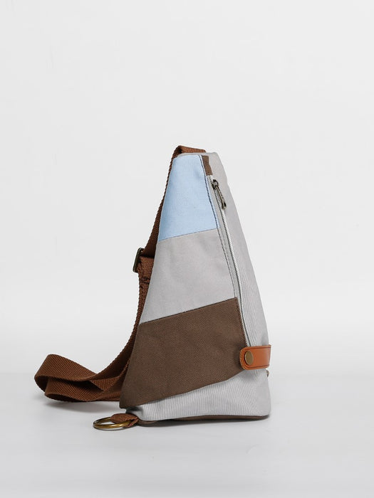 Canvas crossbody bag