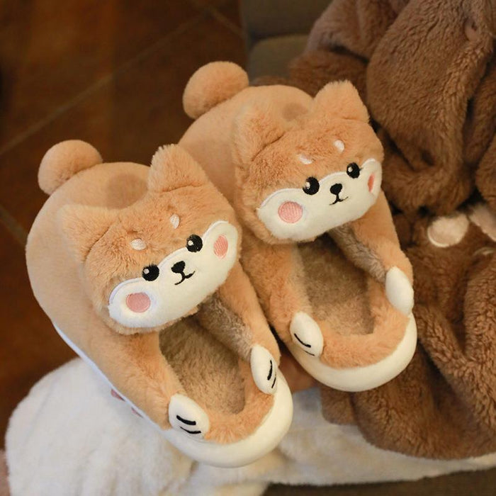 Female Winter Household Indoor Cotton Slippers