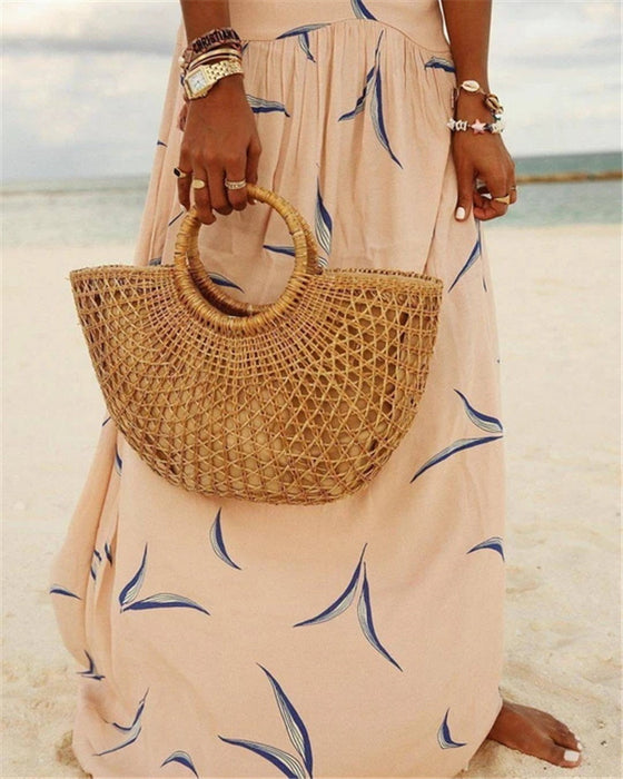 Bohemian Print Long Skirt Beach Dress