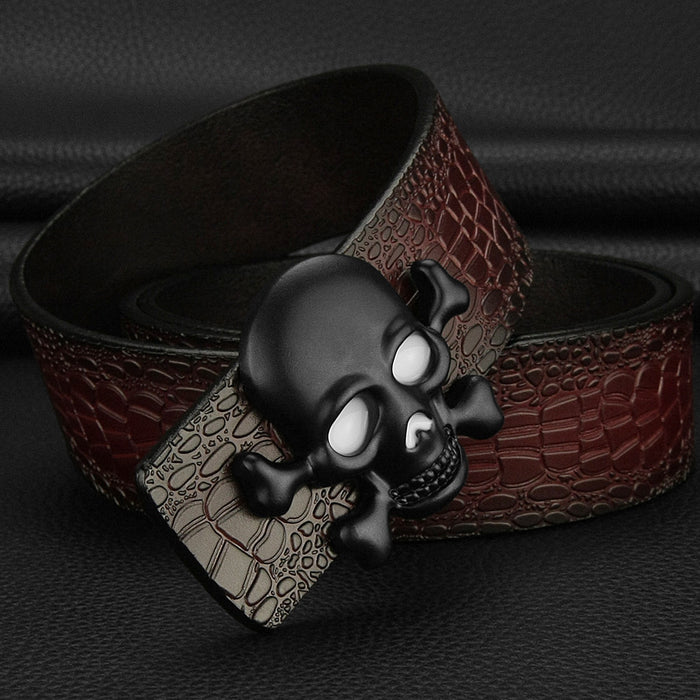 Skull With Belt