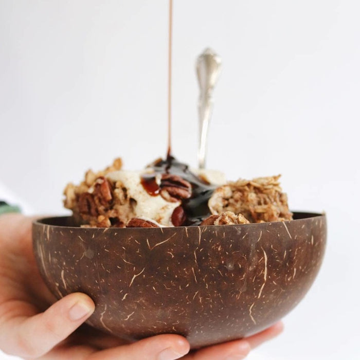 Natural coconut shell tableware rice bowl