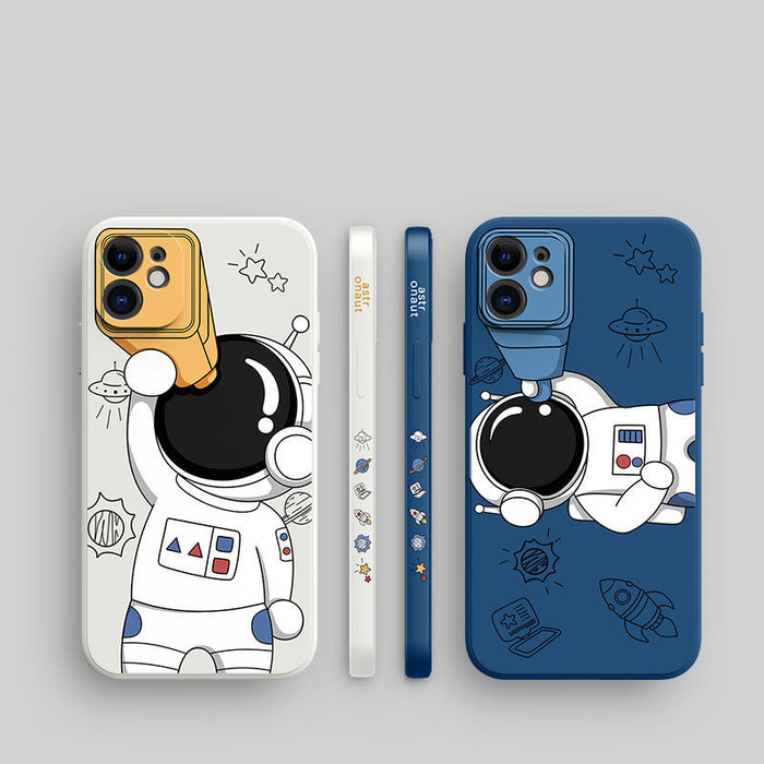 For Astronauts, Mobile Phone Case Side Pattern, Soft Case