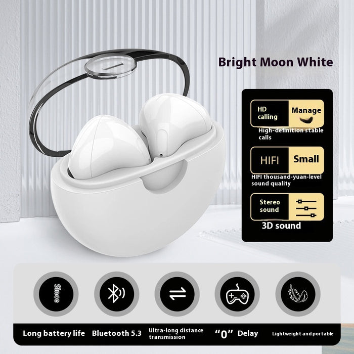 Bluetooth Headset Transparency Cover Binaural Noise-canceling Stereo Sound