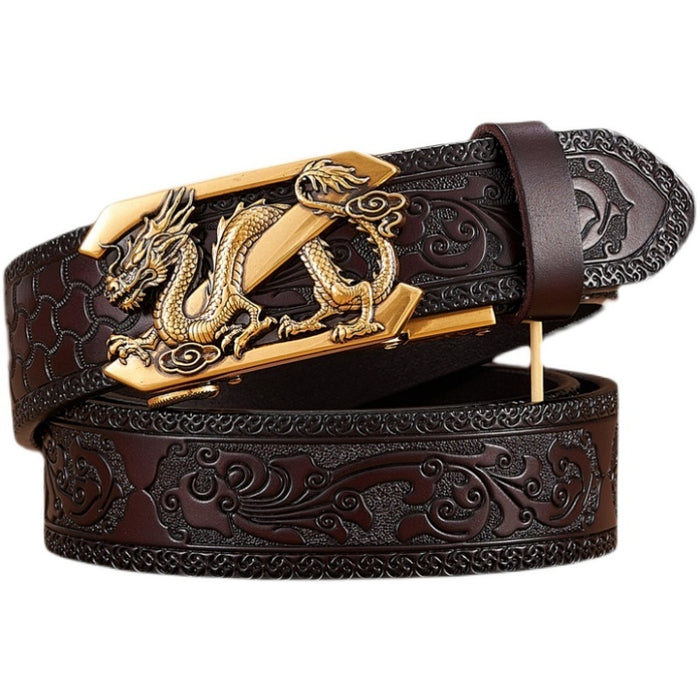 Leather Embossed Belt