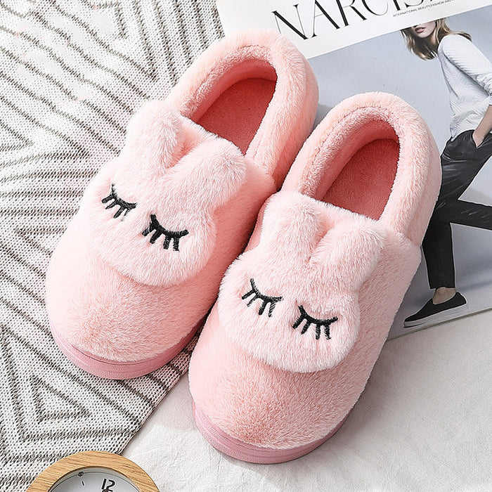 Women's winter home cotton slippers