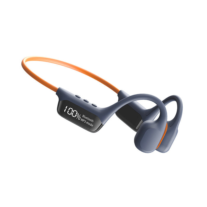 Display Screen Bluetooth Headset For Bone Conduction 53 Waterproof Sports Headset