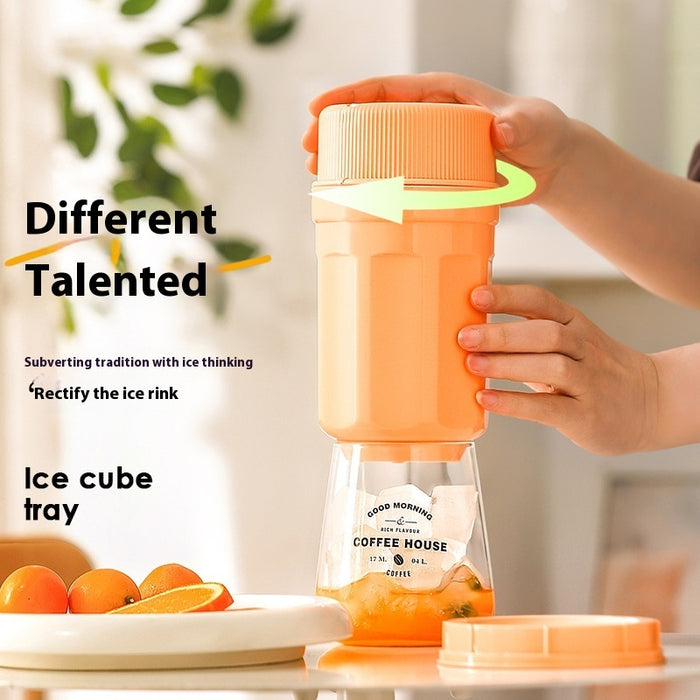 Plastic Rotating Ice Cube Mold Food Grade Household Ice-making Cup