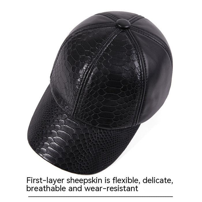 High End Leather Hat