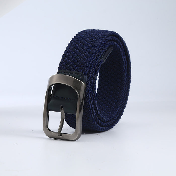 Woven Canvas Elastic Belt