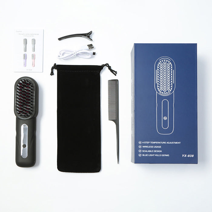 Negative Ion Straight Comb Blue Light Hair Care