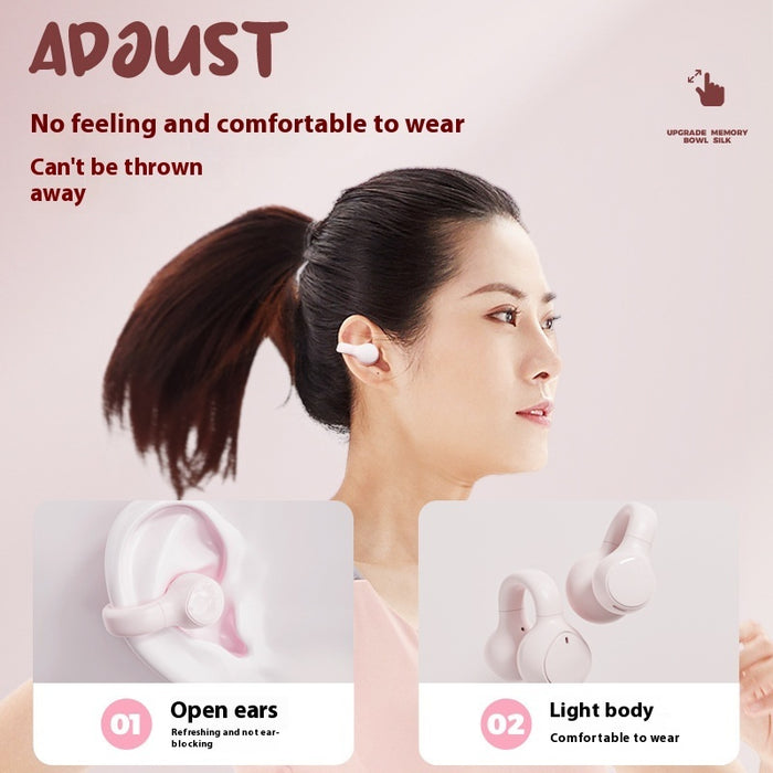 B105C Non In-ear Wireless Clip Ear Sports Headset Comfortable Universal