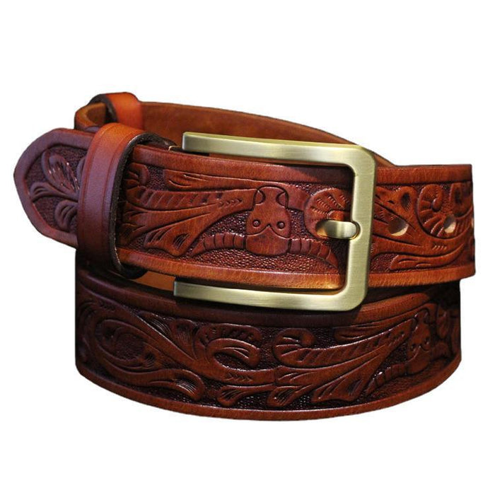 Vintage Carved Belt