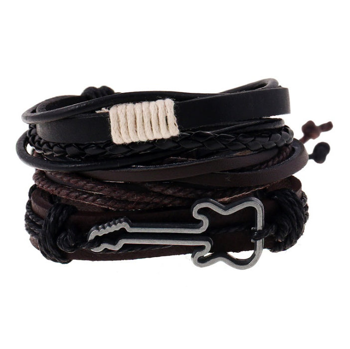 Beaded Leather Bracelet