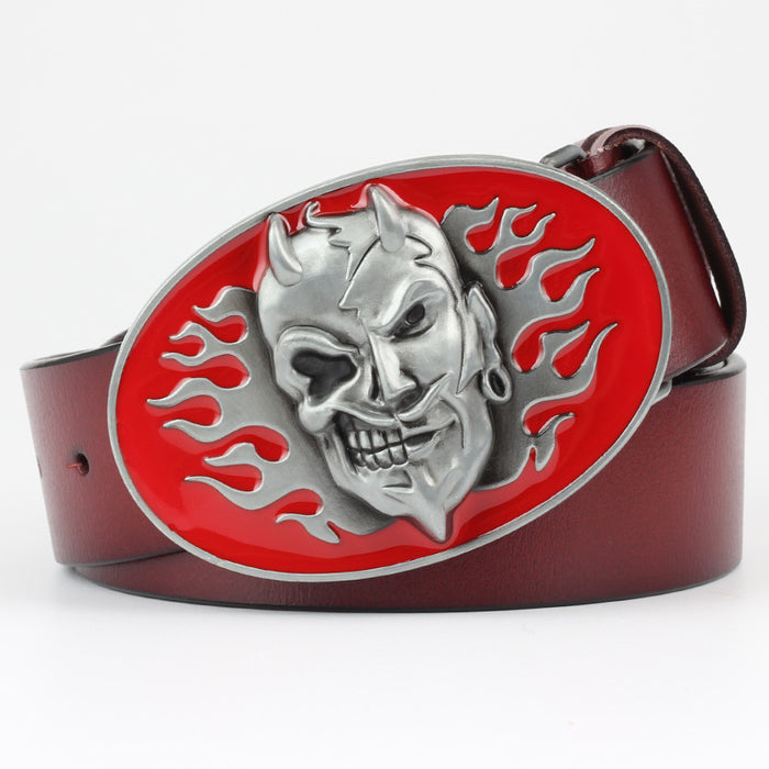 Retro Skull Ghost Belt