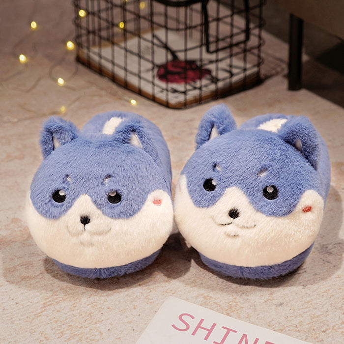 Shark Heel Cotton Slippers Winter Slippers