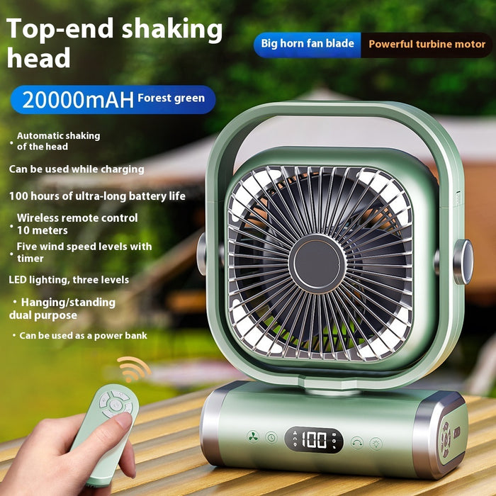 Camping Fan Portable And Versatile Outdoor Rechargeable Air Circulator