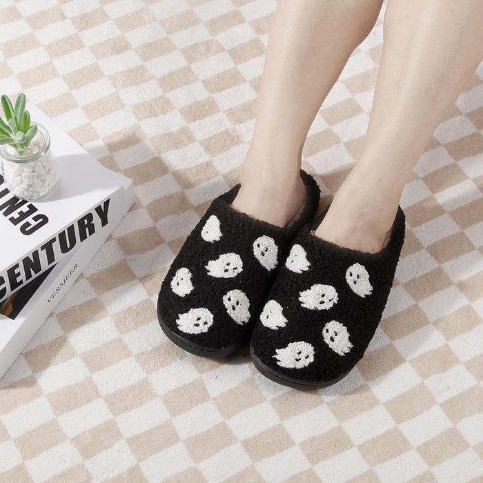 Comfortable Home Ghost Warm Winter Cotton Slippers