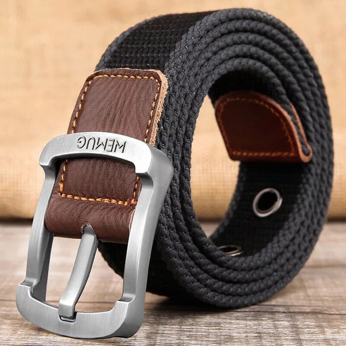 Pin Buckle Canvas Belt