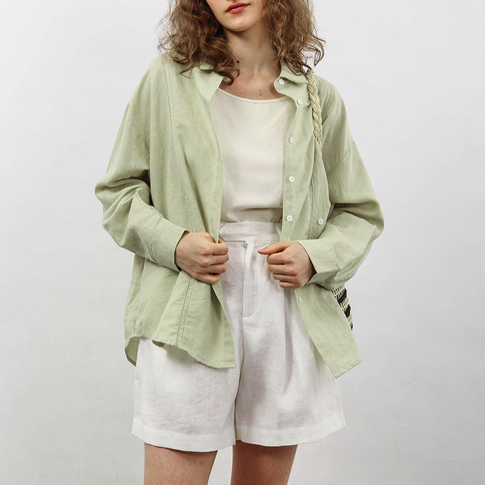 Linen Loose Long Sleeve