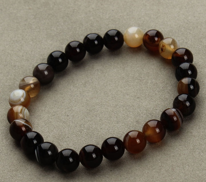 Sandstone Round Bead Bracelet