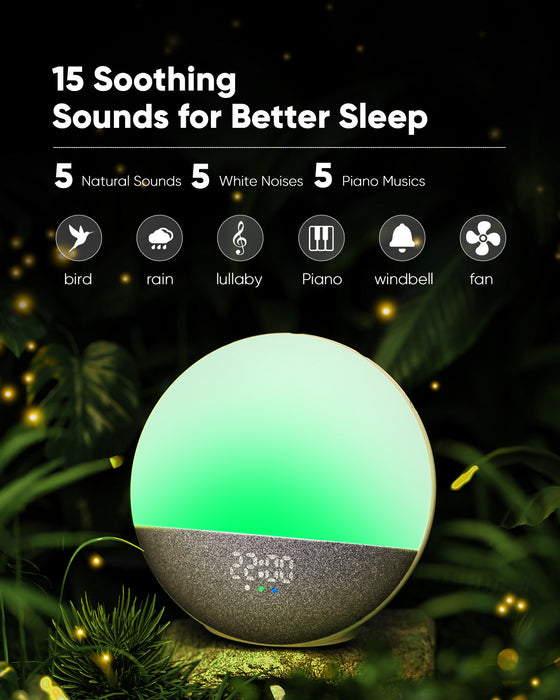 White Noise Bluetooth Audio RGB Colorful Luminous