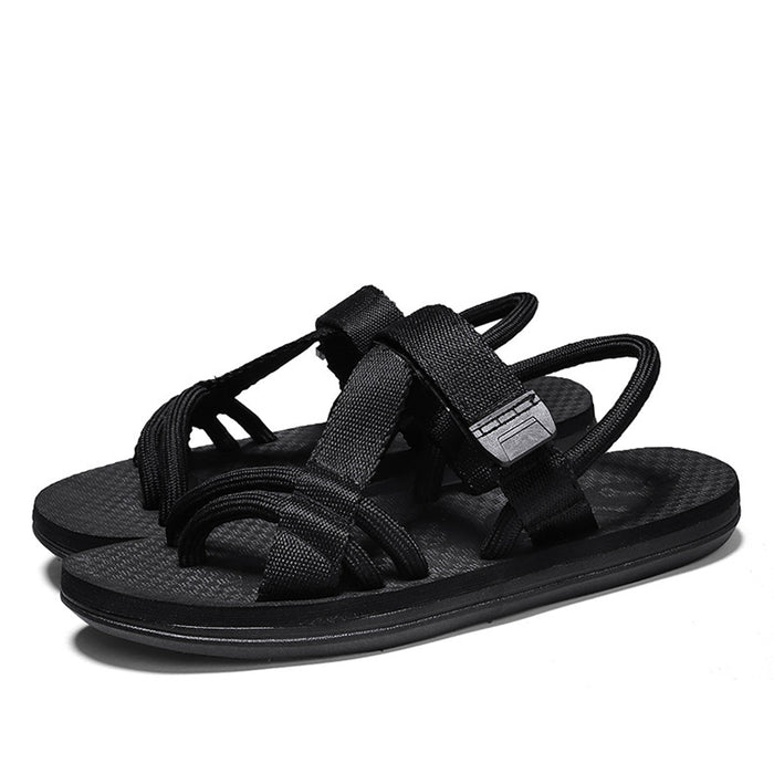 Men's beach shoes woven sandals
