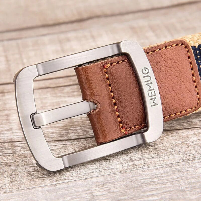 Pin Buckle Canvas Belt