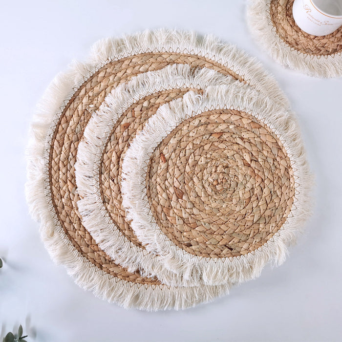 Round Straw Placemat