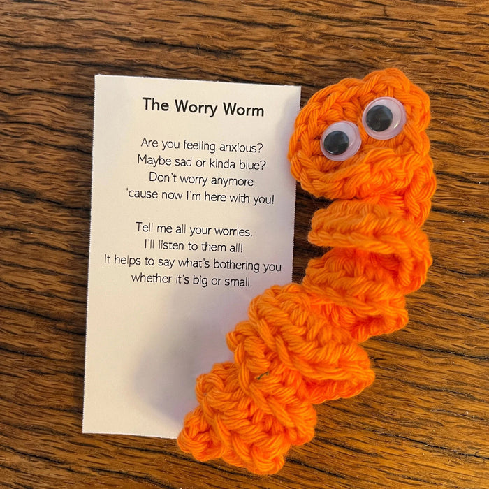 Worried About Worm Knitted Plush Gifts Plush Toy