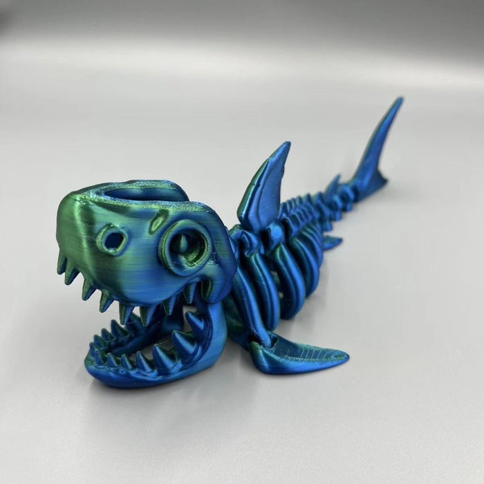 3D Printing Shark Whole Body Movable Joint Creative Toy Decoration
