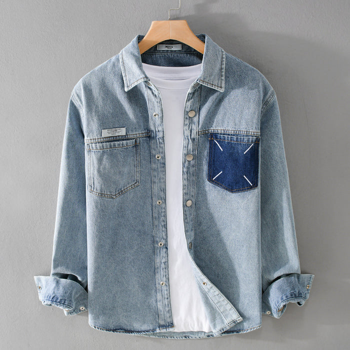 Denim Long-sleeve Shirt