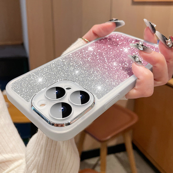 Transparent Glitter Phone Case Ultra-thin