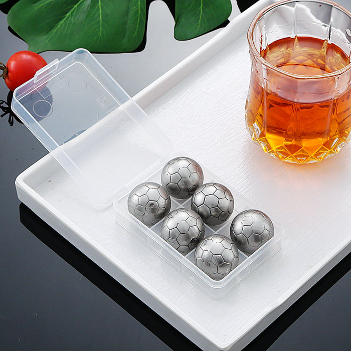 Stainless Steel Ice Particles Whisky Stone Bar Whiskey Cooling Wine Set Can Be Recycled