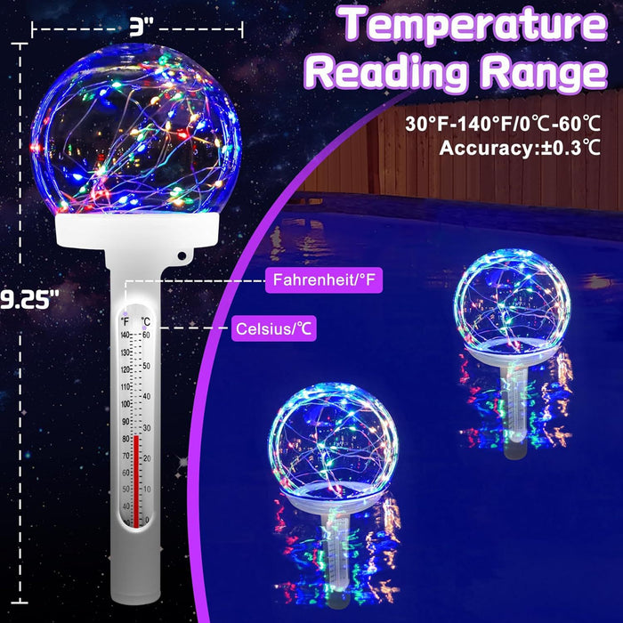 Swimming Pool Thermometer Pool Bathtub Thermometer