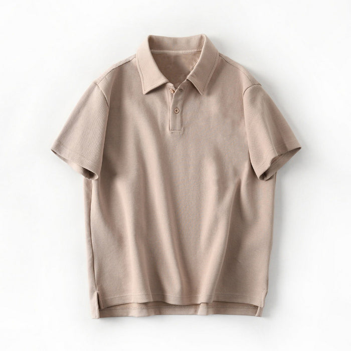 Casual Solid Color Polo