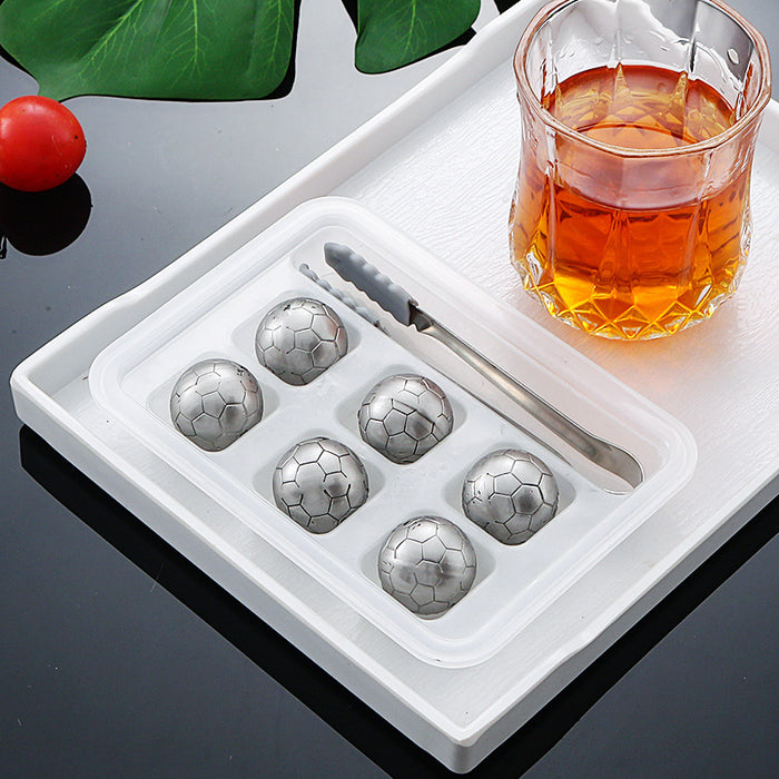 Stainless Steel Ice Particles Whisky Stone Bar Whiskey Cooling Wine Set Can Be Recycled